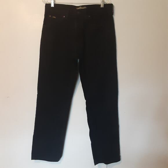 LEE Jeans Mens 34x30 Black Regular Fit 5-Pocket Straight Leg Comfort Casual - Picture 1 of 10